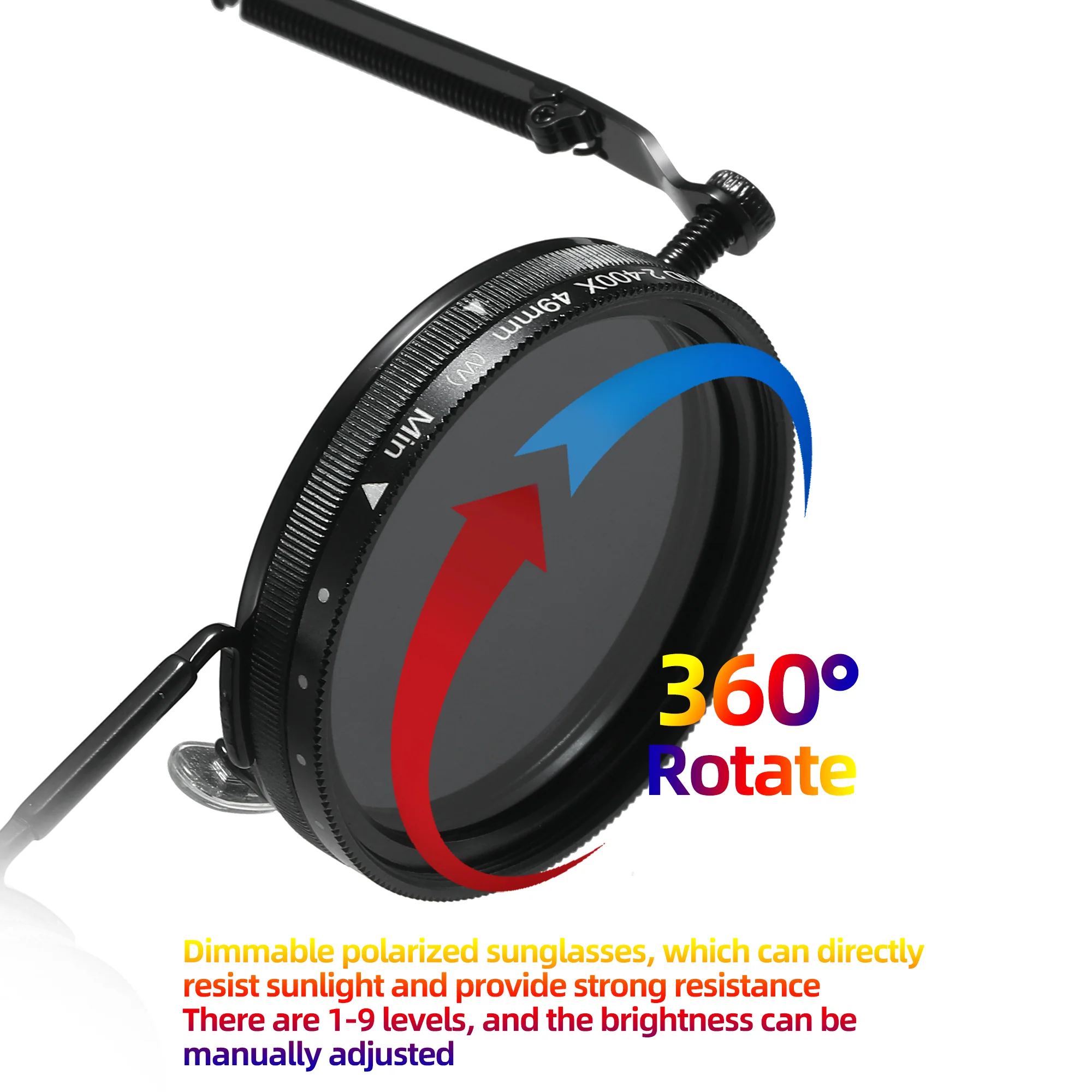 Unisex Smart Tint Control Sunglasses