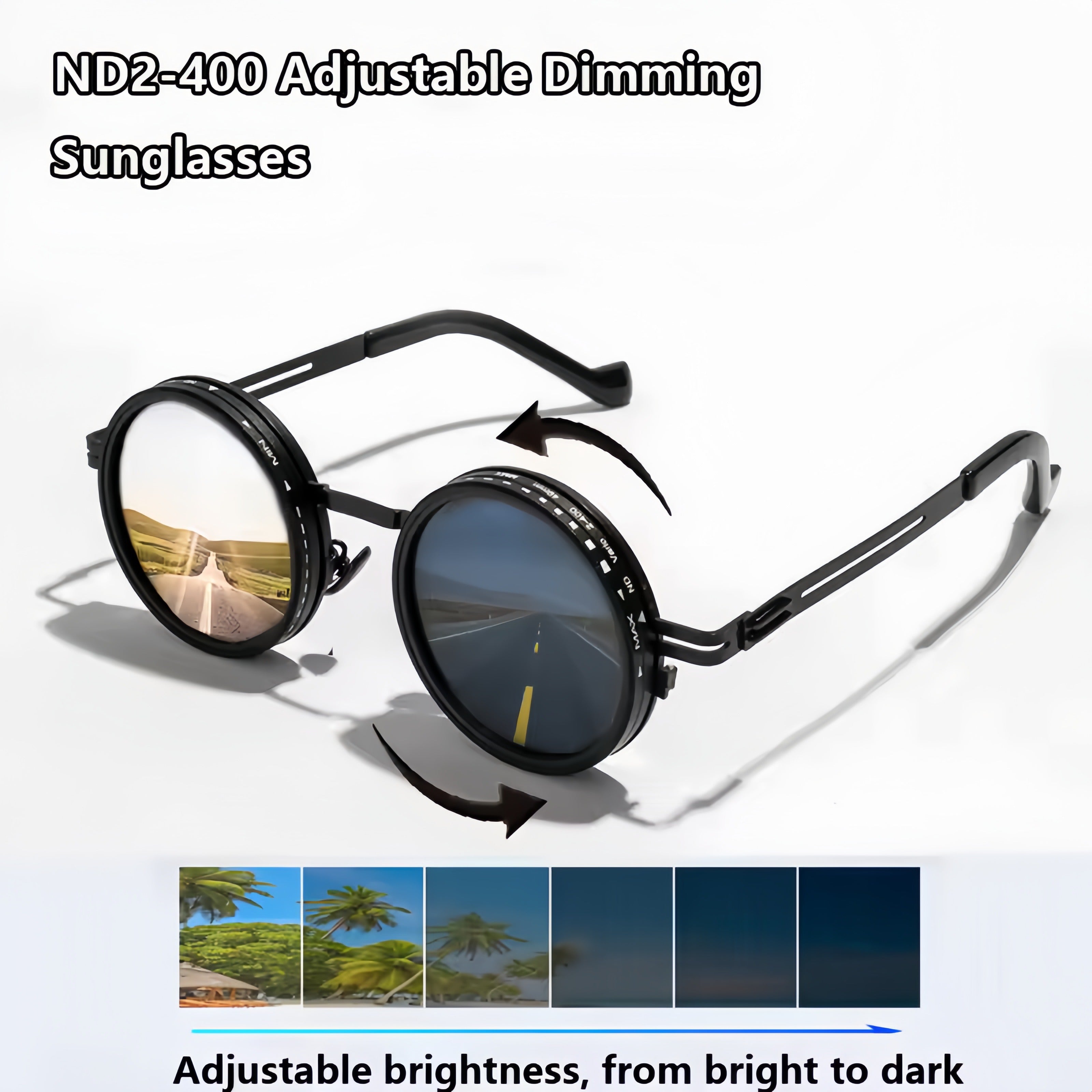 Unisex Smart Tint Control Sunglasses