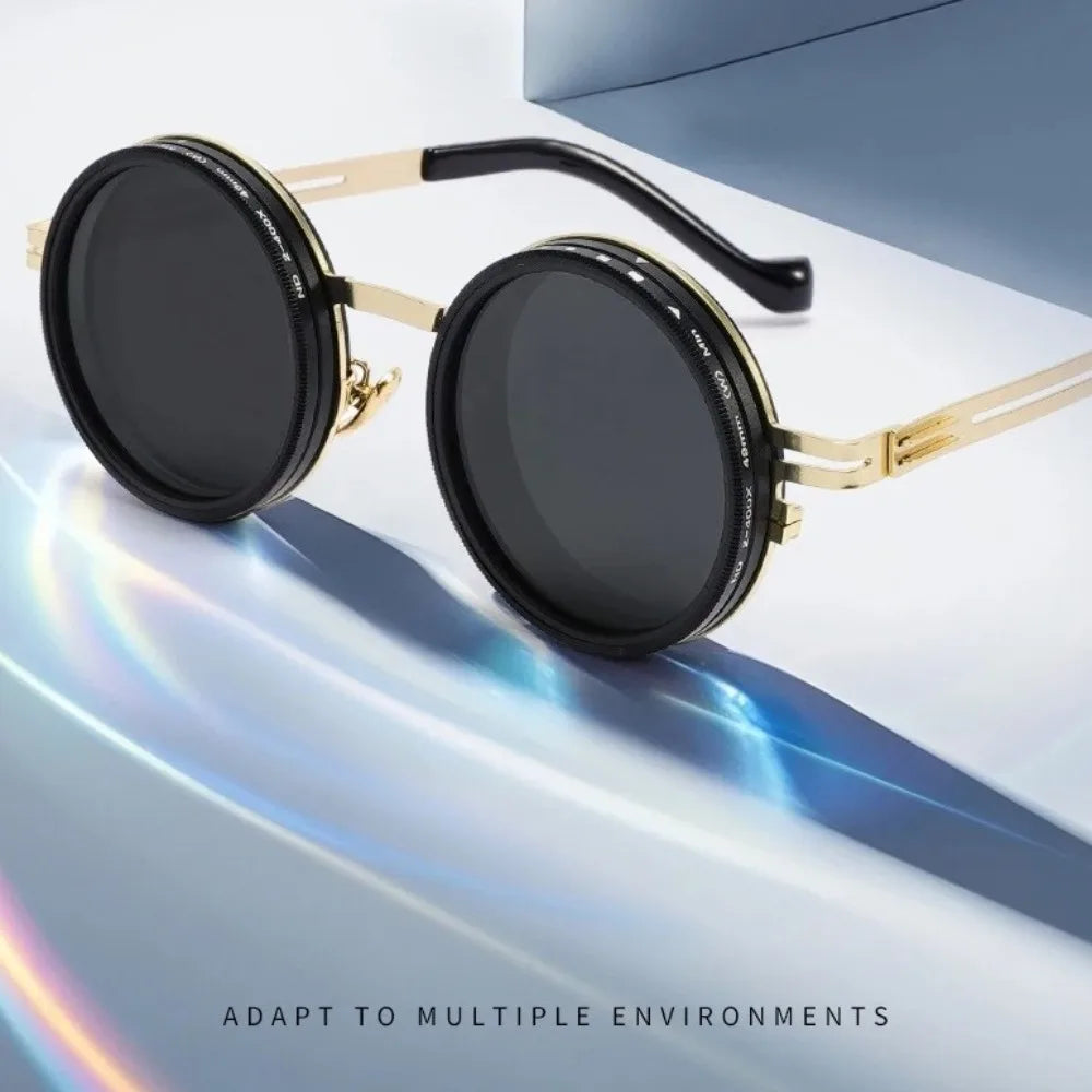 Unisex Smart Tint Control Sunglasses